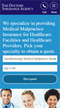 Mobile Screenshot of doctorsagency.com